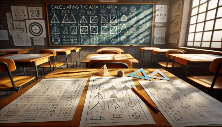 Examen de área de figuras geométricas