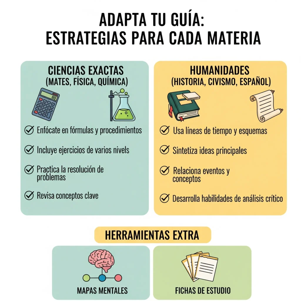 Guías de estudio de secundaria